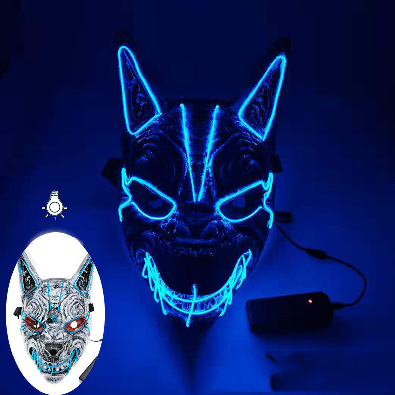 Halloween LED Streamer Full Face Masks for Men and - Discount Halloween City