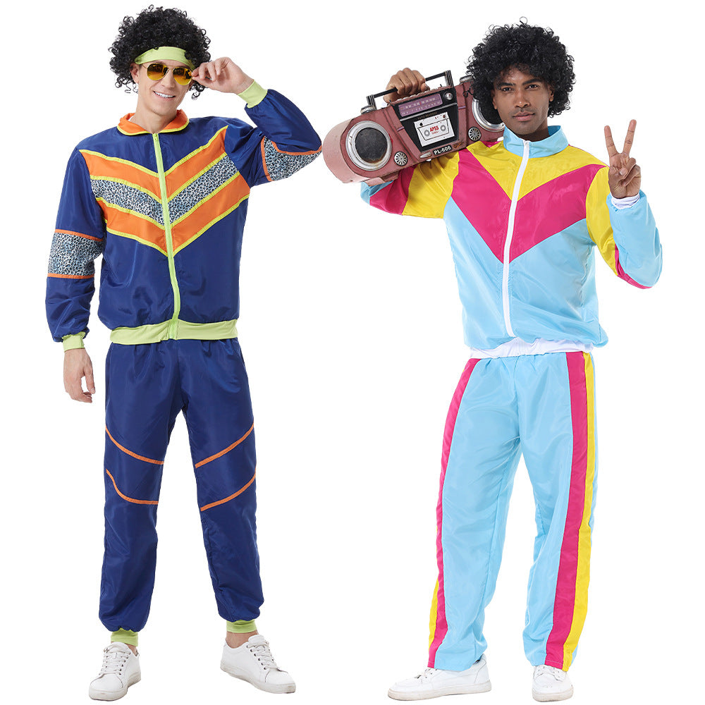 Halloween Retro Disco Baseball Uniform Costume - Discount Halloween City