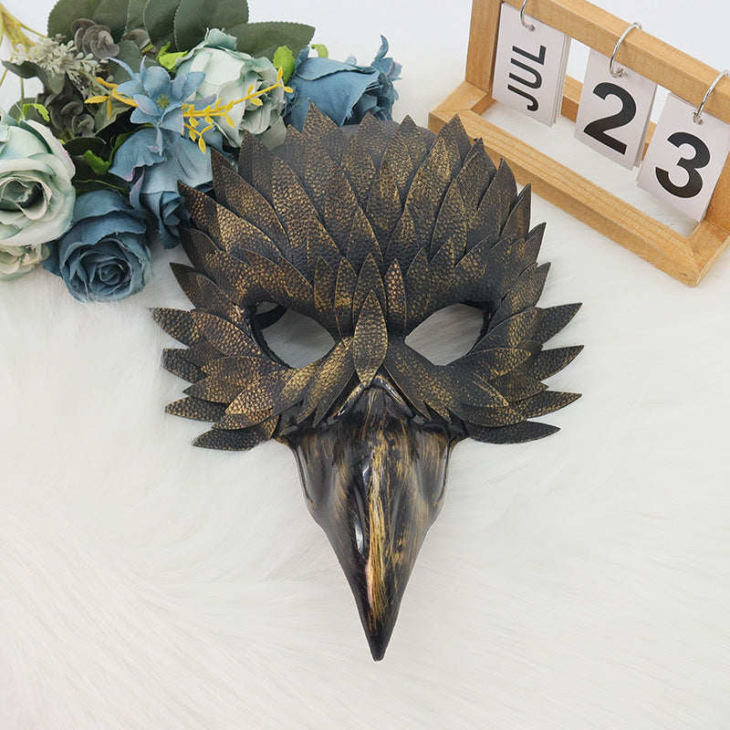 Halloween Delicate Bird Mouth Mask Masquerade - Discount Halloween City