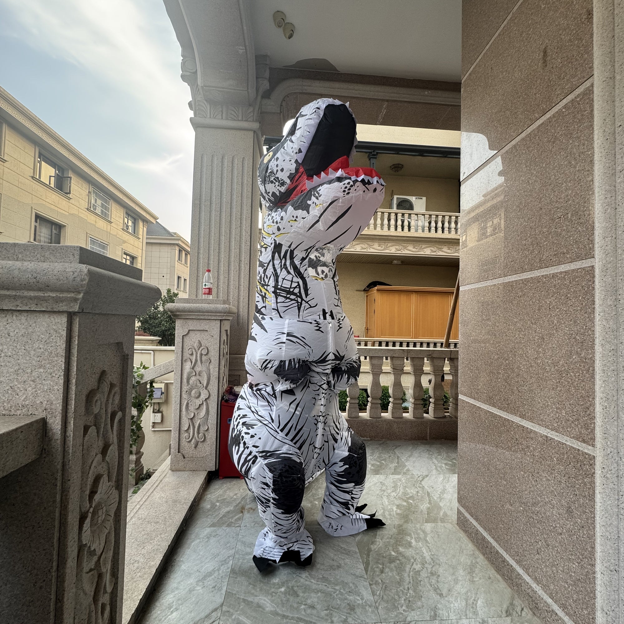 Dinosaur Inflatable Costume USB Powered for Halloween-1