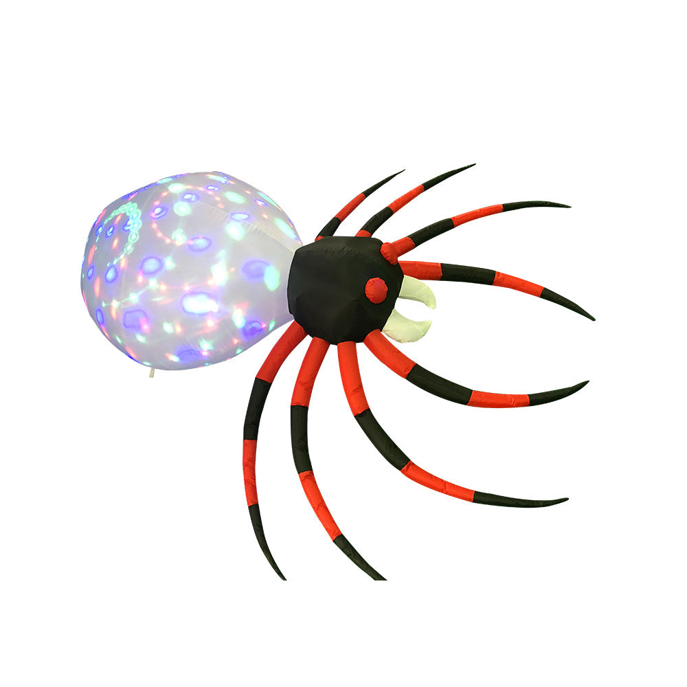 2.4m Spider Inflatable Funny Halloween Decoration - Discount Halloween City