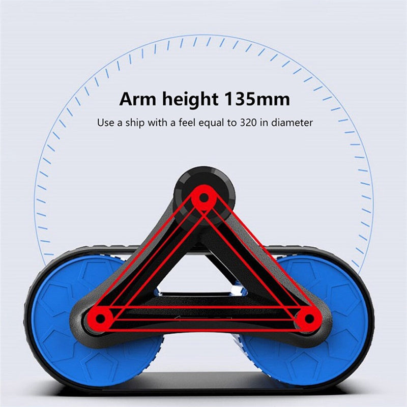 Double Wheel Abdominal Exerciser Women's Men Automatic - product image 8