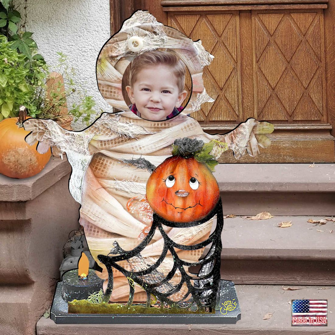 Mummy Halloween Outdoor Decor by Jamie Mills-Price - Thanksgiving Halloween Decor - 8457406FP