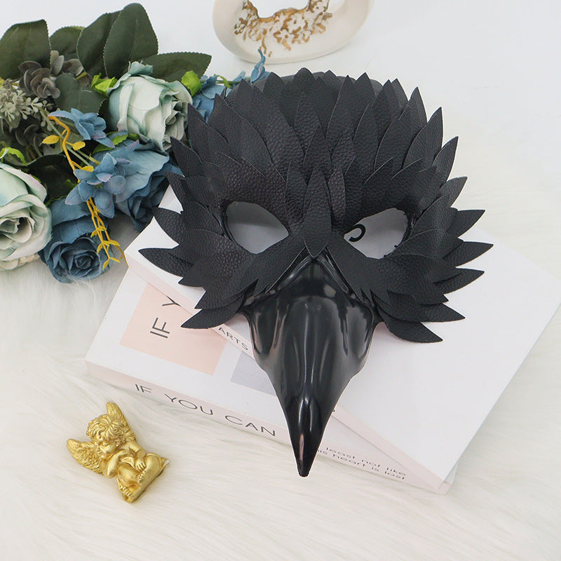 Halloween Delicate Bird Mouth Mask Masquerade - Discount Halloween City