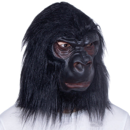 Gorilla Animal Latex Headgear Mask - alternate view 2