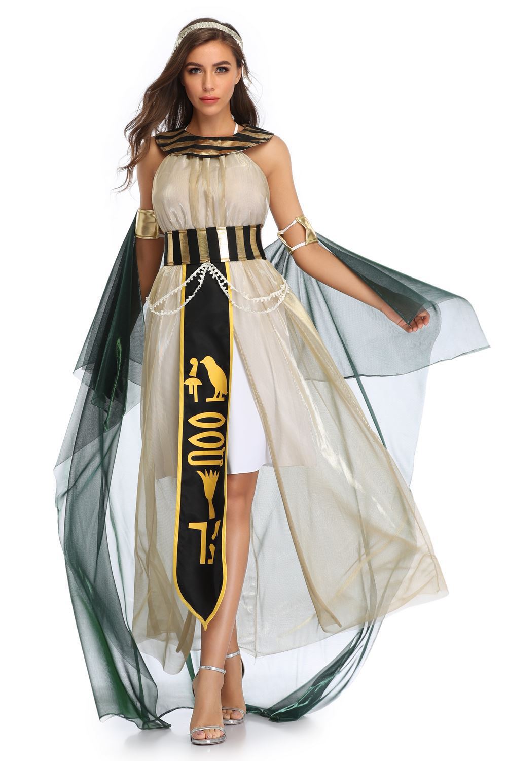 Halloween Costume Egyptian Pharaoh Cleopatra Greek Goddess - Discount Halloween City