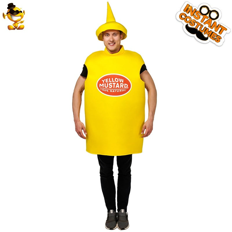 Adult Men and Women's Couple Mustard Tomato Sauce Costume - Discount Halloween City