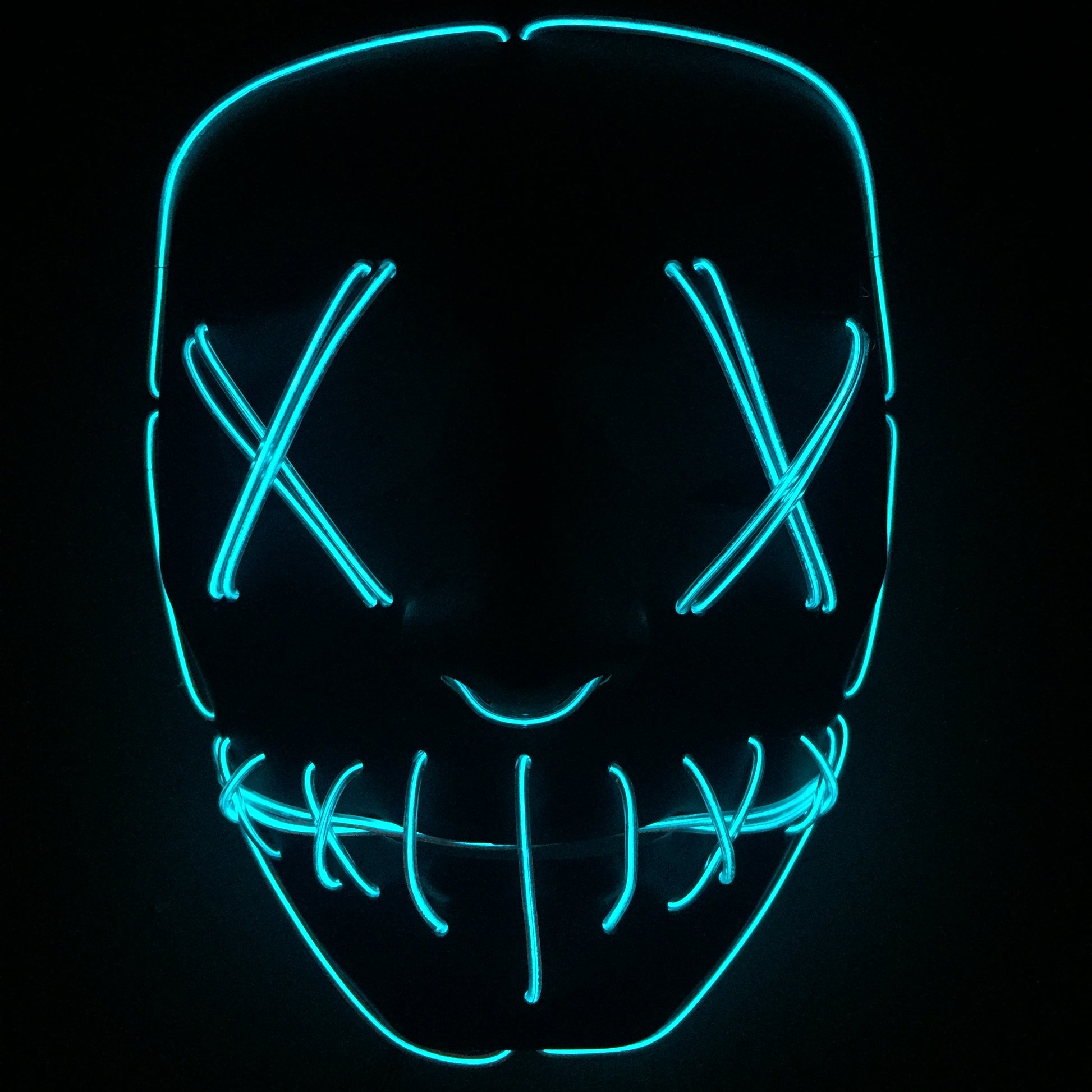 Halloween Led Glowing Full Face Mask - Discount Halloween City