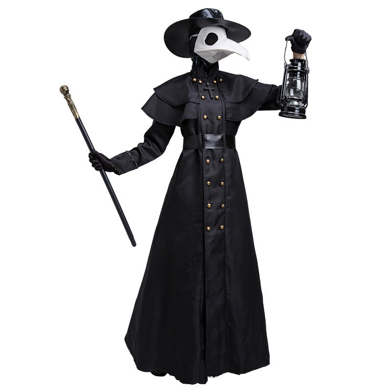 Halloween Medieval Steam Punk Plague Doctor Costume Beak - Discount Halloween City