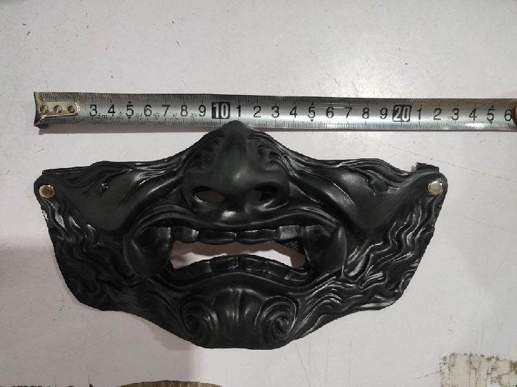Ghost Face Dark Warrior Resin Mask Halloween Party Mask - Discount Halloween City