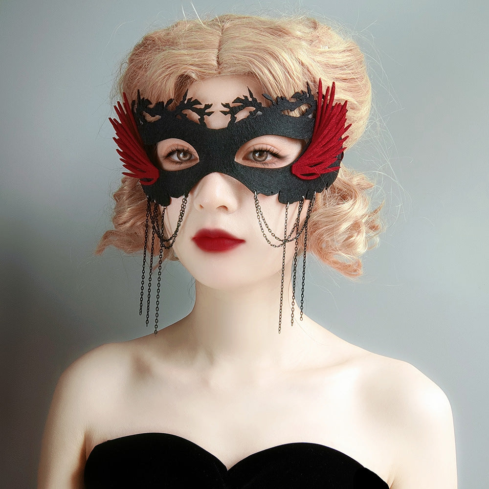 Half Face Mask Halloween Masquerade - Discount Halloween City