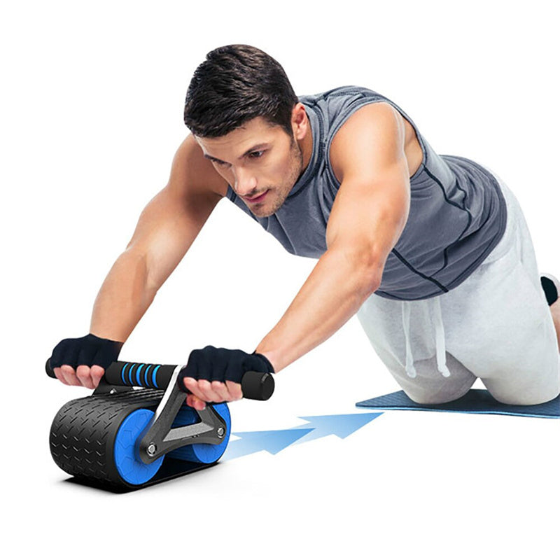 Double Wheel Abdominal Exerciser Women's Men Automatic - product image 4