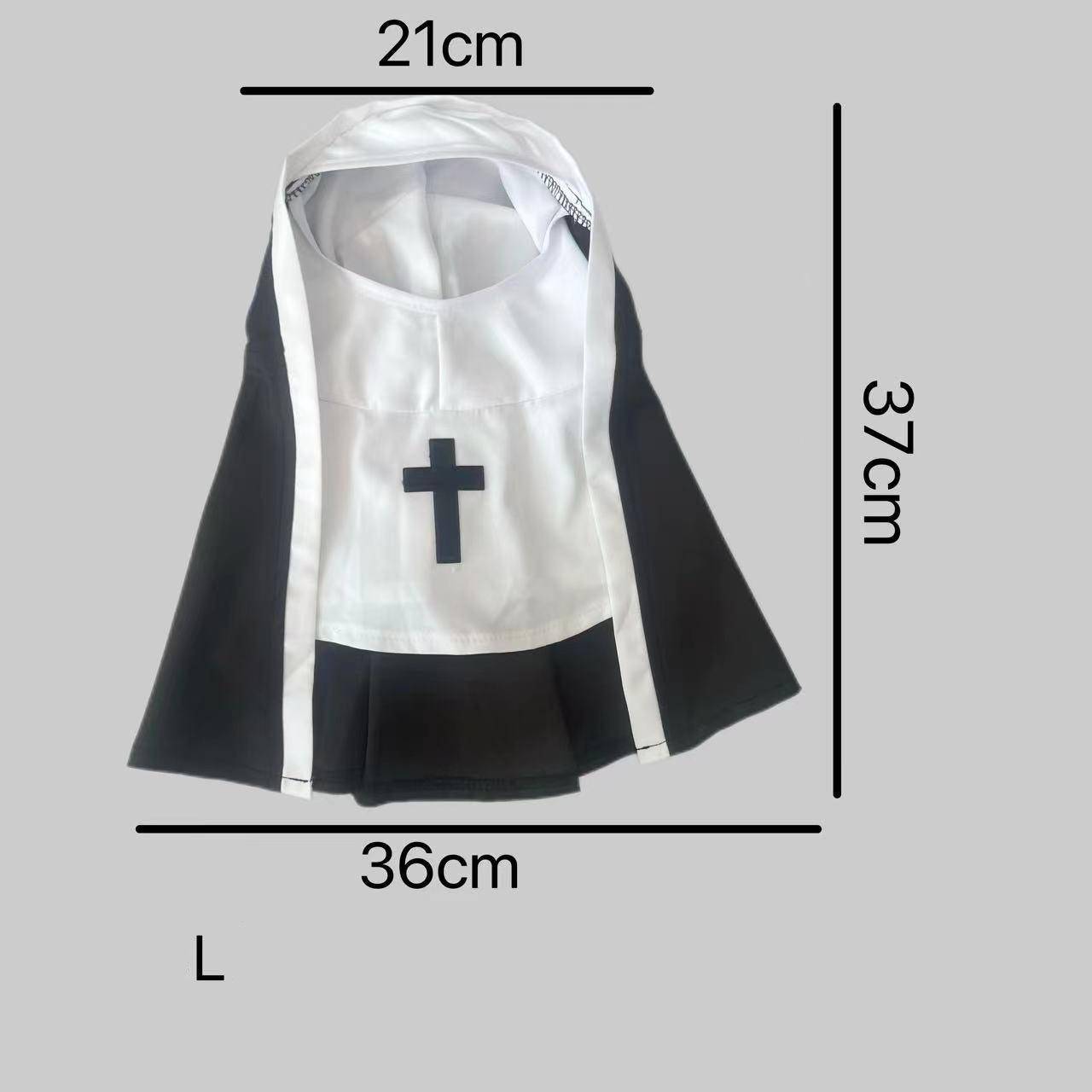 PET SHOW Nun Dog Costume for Small Medium Dogs Halloween - Discount Halloween City