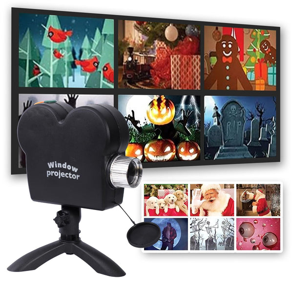 Window Projector Christmas Holographic Optical
