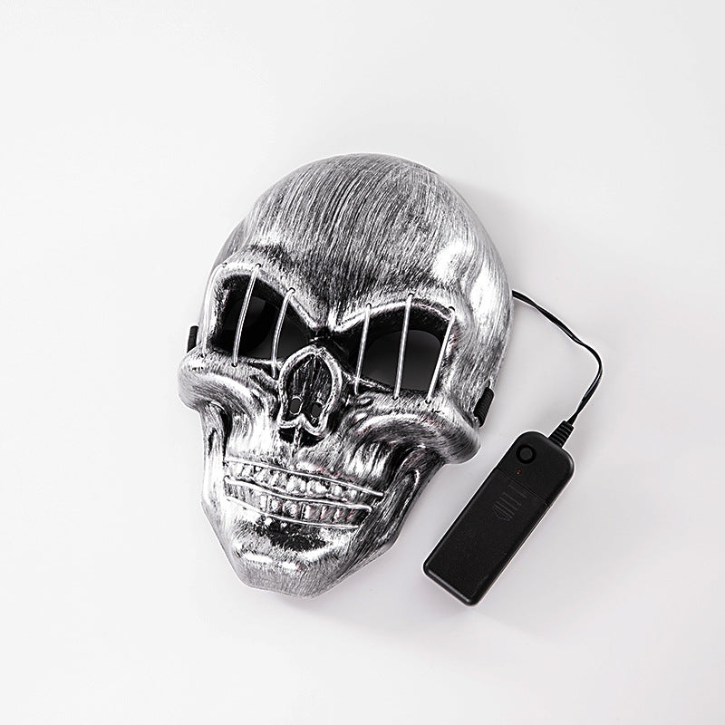 LED Halloween Face Mask Luminous Skull Cold Light Masks | Masks | Outdoor Decor - Lighting & Fog