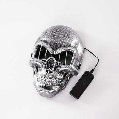 LED Halloween Face Mask Luminous Skull Cold Light Masks | Masks | Outdoor Decor - Lighting & Fog