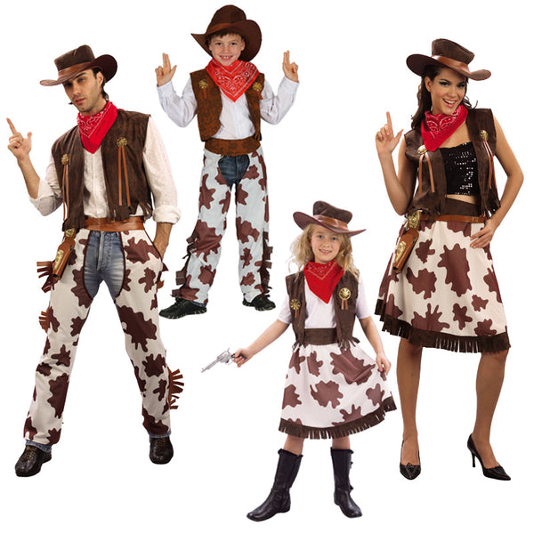 Kids' Boys and Girls Cowboy Christmas s Cowboy Costume - Discount Halloween City