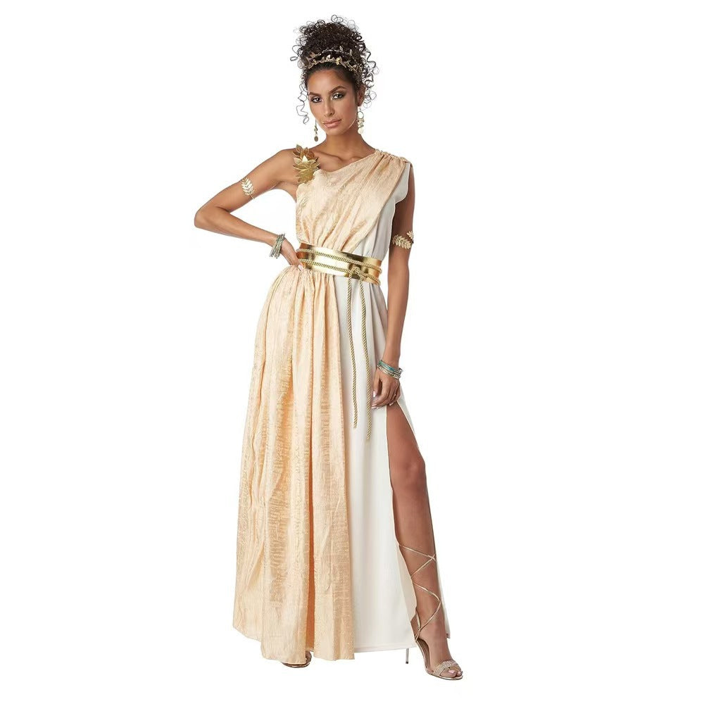 Party Stage Costume Halloween Arabian Greek Goddess Dress - Discount Halloween City