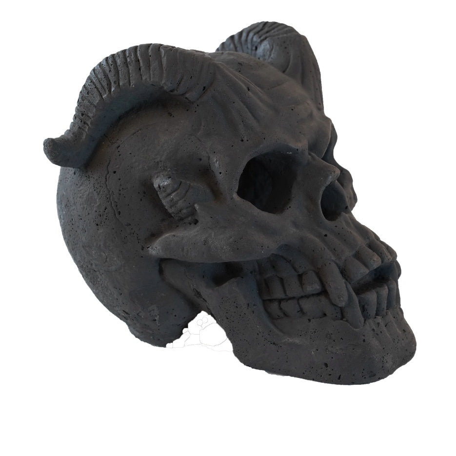 Fireproof Skull Gas Log for Fire Pit - alternate view 5