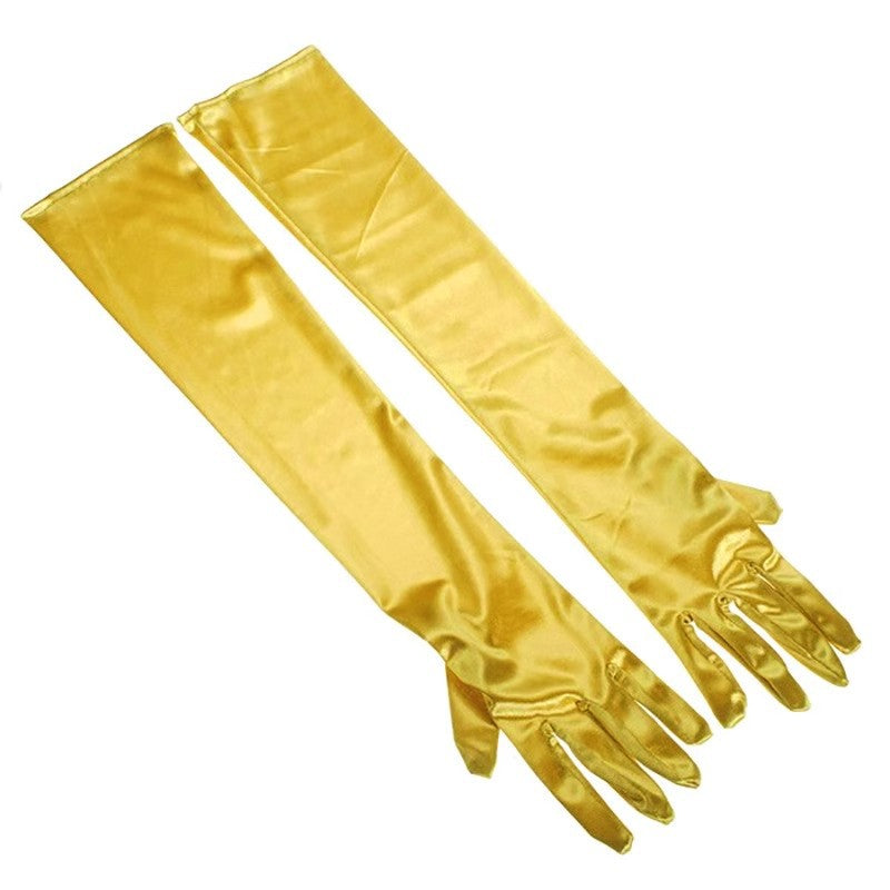 Women's Satin Stretch Gloves - alternate view 17