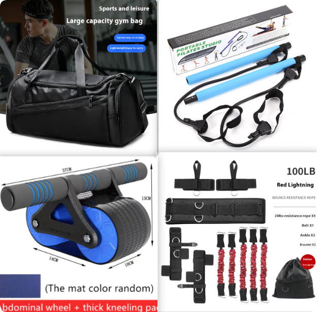 Double Wheel Abdominal Exerciser Women's Men Automatic - product image 14
