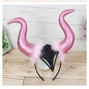 Halloween Accessories Demon Horn Headdress Demon Witch - Discount Halloween City