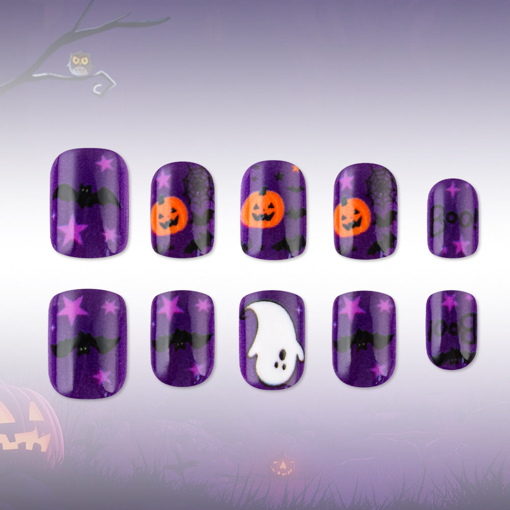 Ghost Spiderweb Removable Fake Nails - alternate view 3