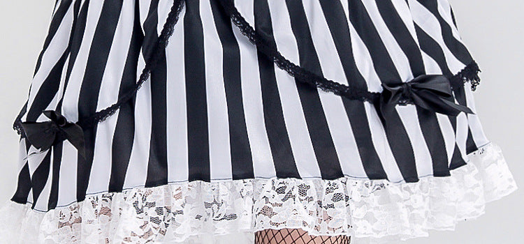 Halloween Ghost Bride Black Dress Costume | Indoor Decorations | Costumes - Decorations
