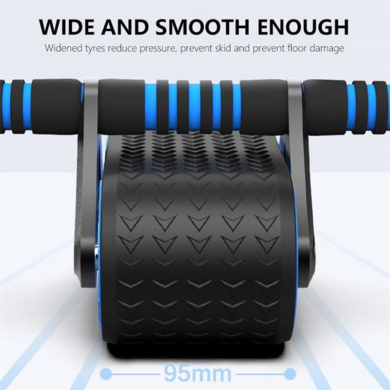 Double Wheel Abdominal Exerciser Women's Men Automatic - product image 9