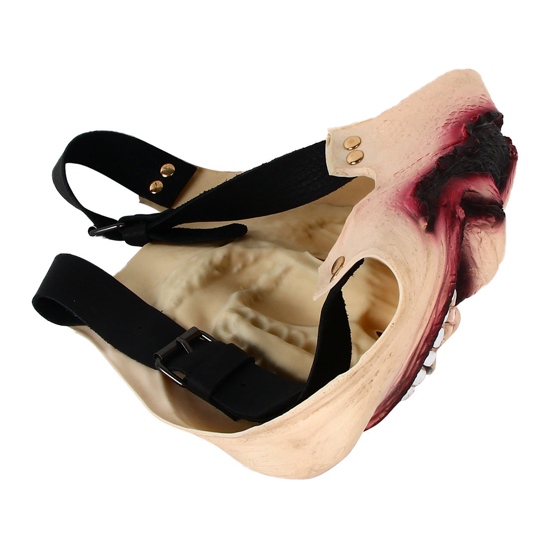 Halloween Horror Half Face Bleeding Mask Headgear - Discount Halloween City