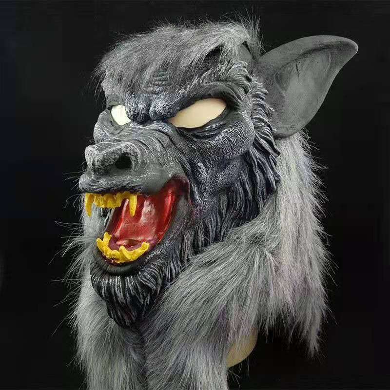 Halloween Wolf Head Wolf Gloves Animal Hood Mask - product image 4