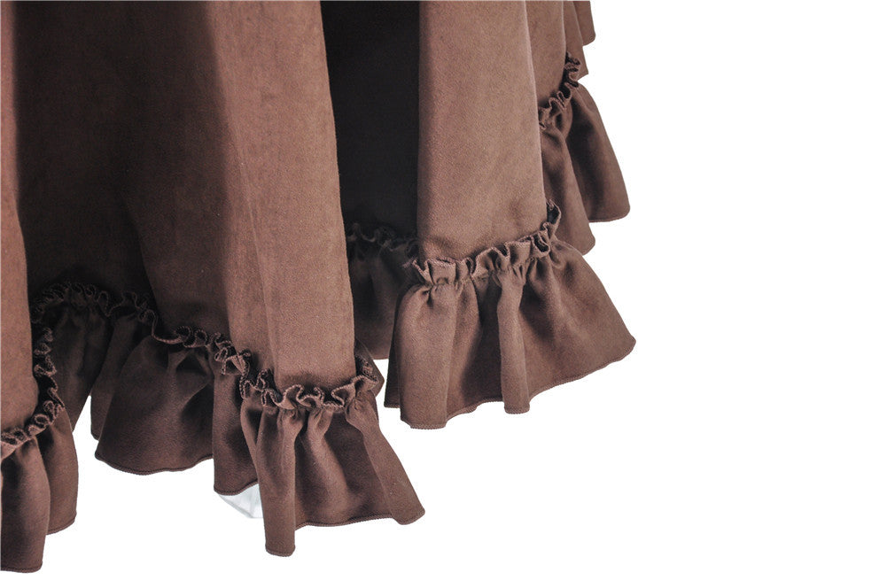 Halloween Stage Costume Steampunk Irregular Skirt Two-piece - Discount Halloween City