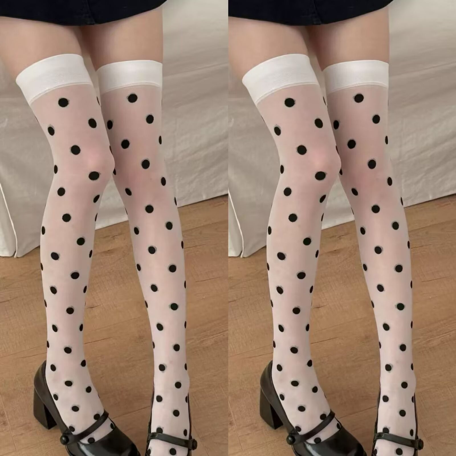 Polka Dot Costume Socks