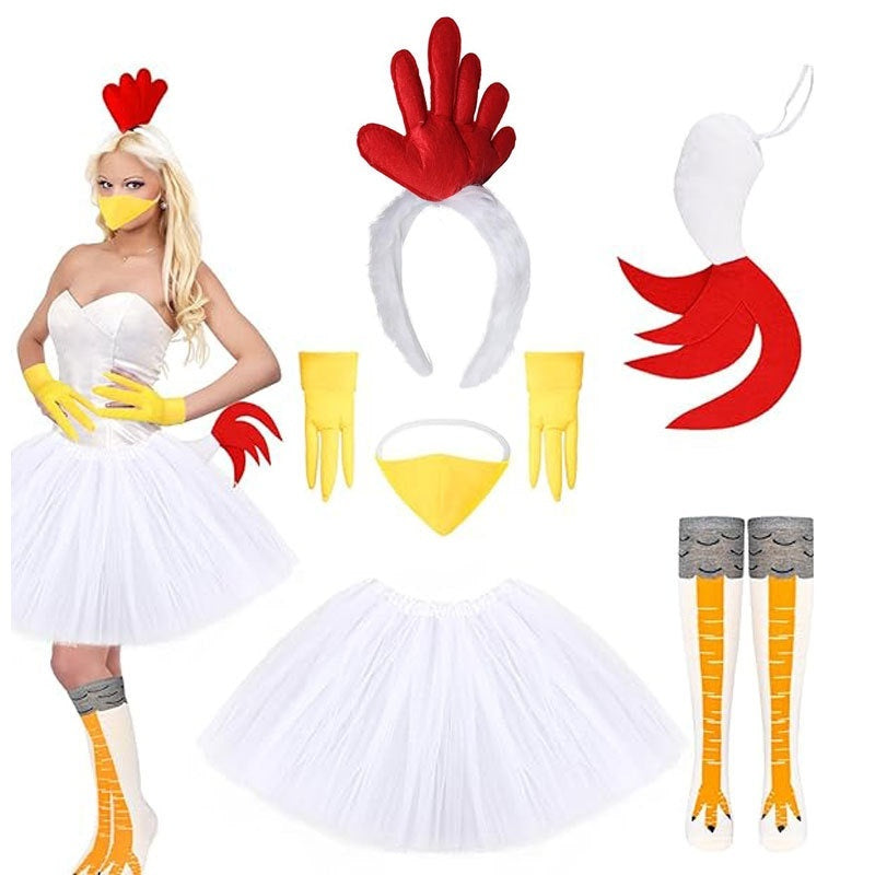 Thanksgiving Turkey Rooster Headband Set - alternate view 2