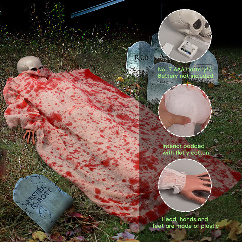 Voice-Activated Corpse Halloween Decoration - product image 4
