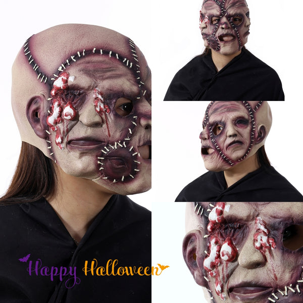 Halloween Three-sided Grimace Horror Mask Cosplay Mask Party - Discount Halloween City