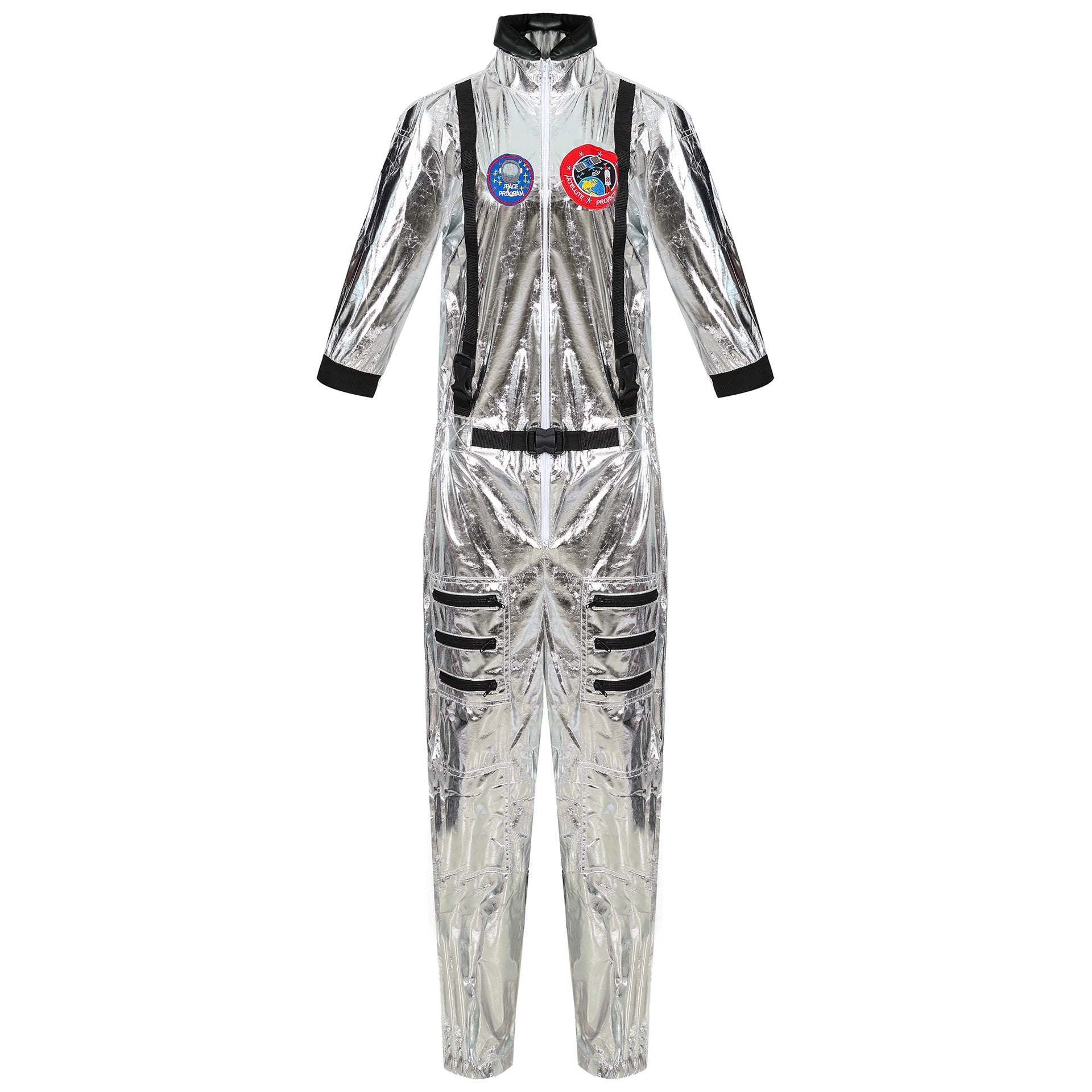 Earthman Men's Aviator Halloween Astronaut Costume - Discount Halloween City