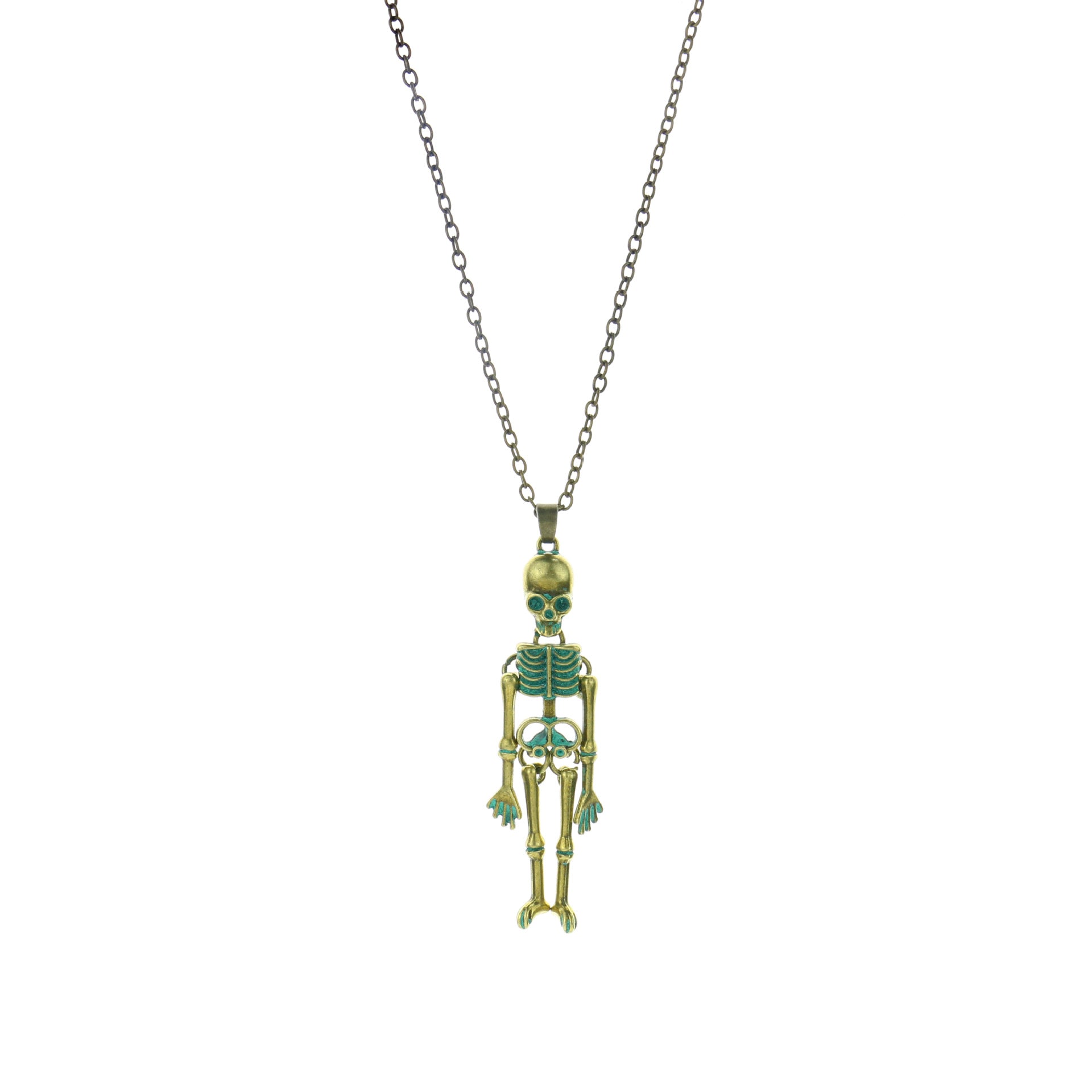 Ghost Halloween Costume Accessories Jewelry Long Necklace - Discount Halloween City