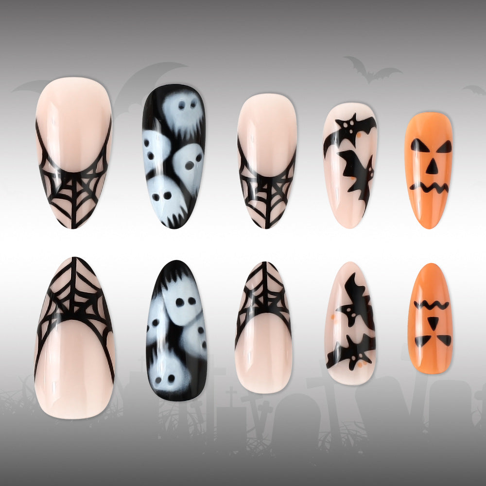 Almond-shaped Glossy Press-on Nails - alternate view 3