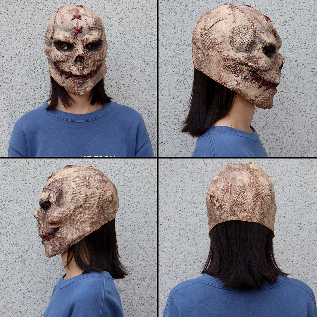 Halloween Stitching Horror Mask Cosplay Funny Dance Party - Discount Halloween City