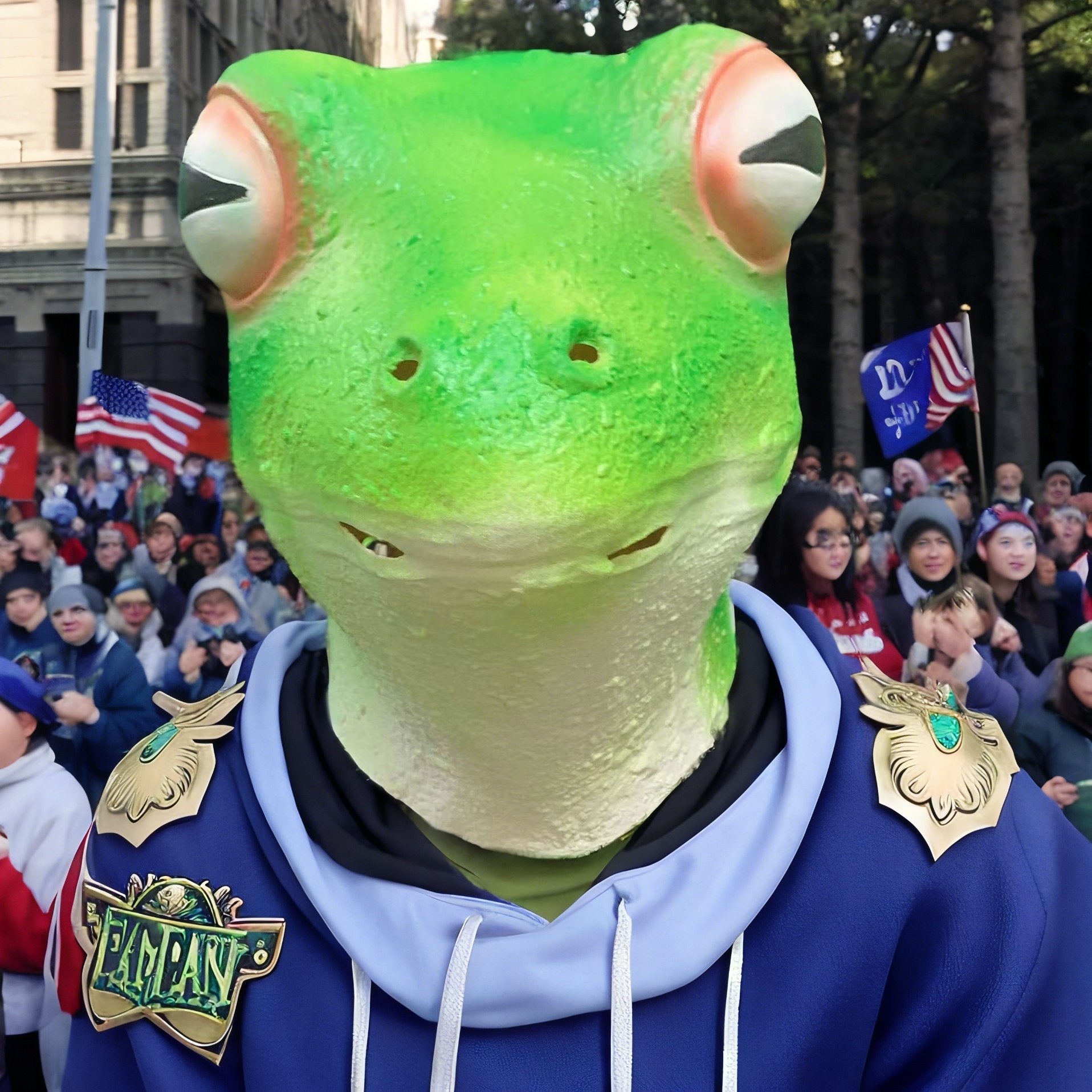 Frog Mask Halloween Latex Animal Headgear - Discount Halloween City