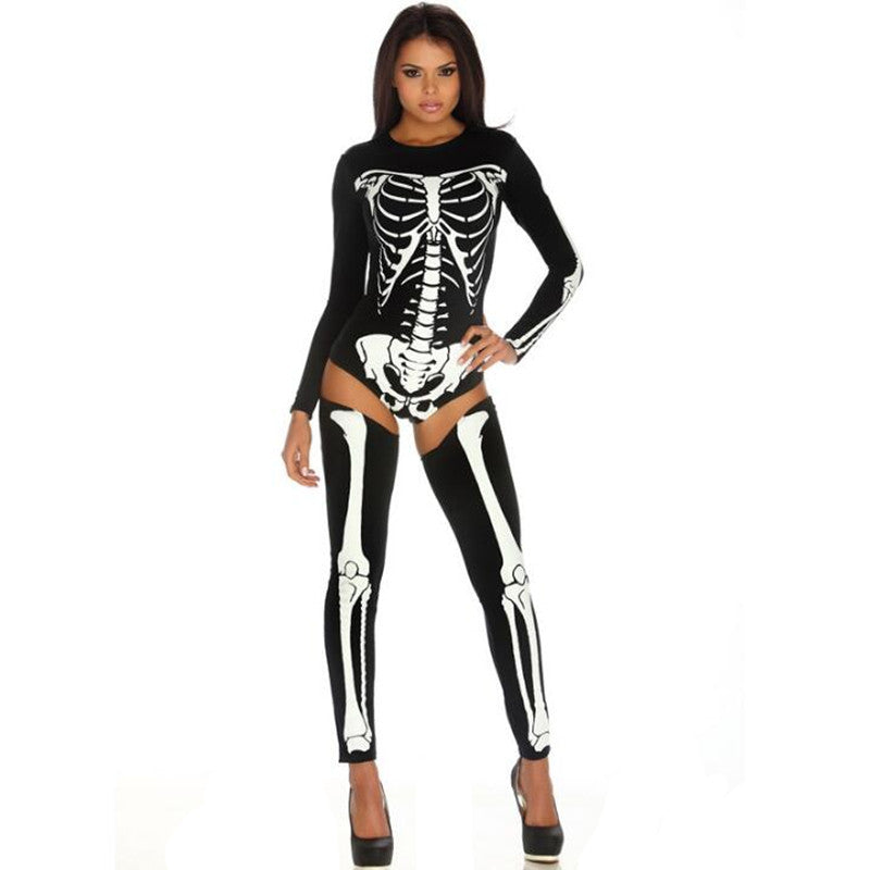 Halloween Costume Skull Zombie Uniform - Discount Halloween City