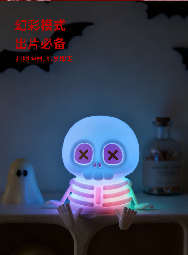 RGB Skull Halloween Night Light - product image 7