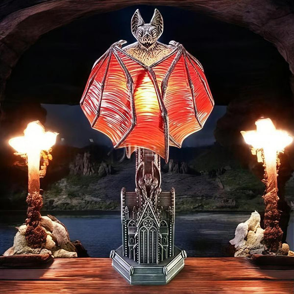 Bat Wing Table Lamp Resin Ornaments