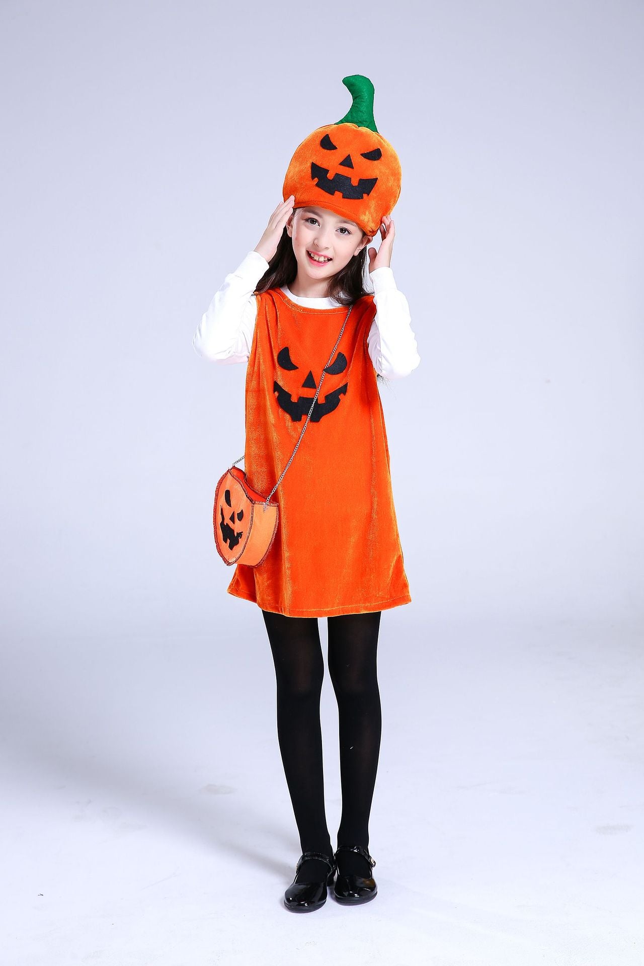 Kids's Halloween Costume Girls Pumpkin Costume - Discount Halloween City