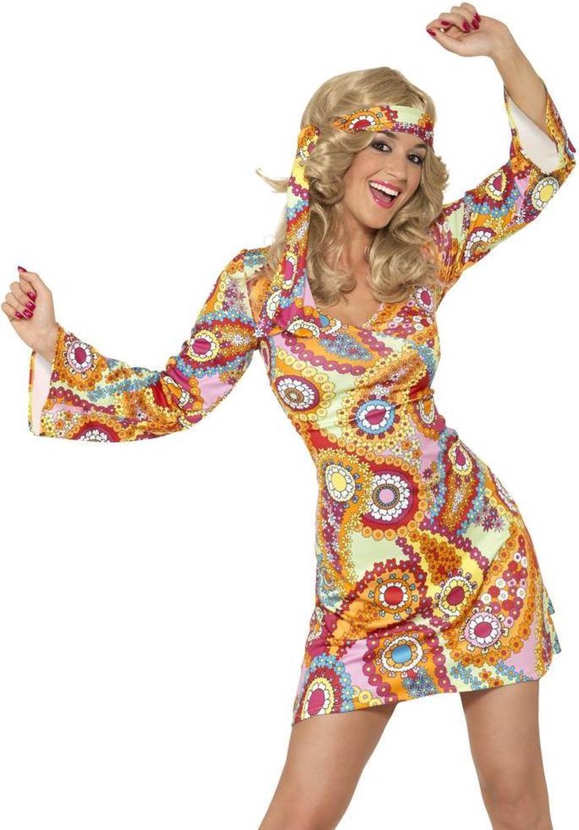 Halloween Smiffys Dressing Up Costumes | Costumes - 60s Groovy - 1960s Hippy Costume - Discount Halloween City