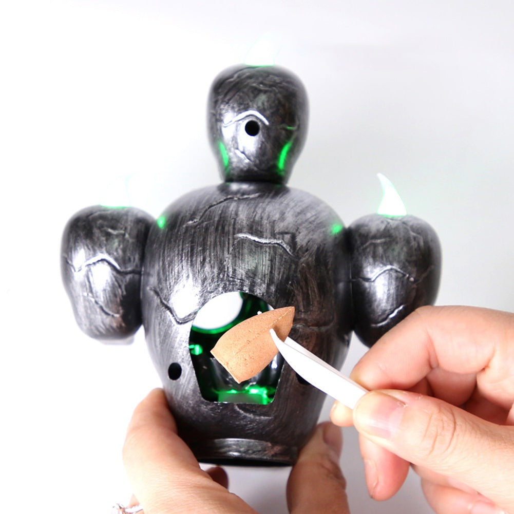 Halloween Decoration Skull with Lights Ornaments - Discount Halloween City