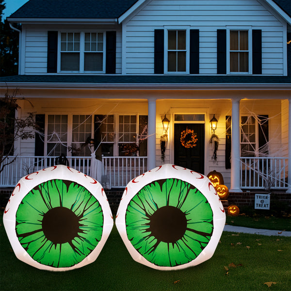 2-Piece 3-Ft Green Eyeball Halloween Decoration Set - product image 9