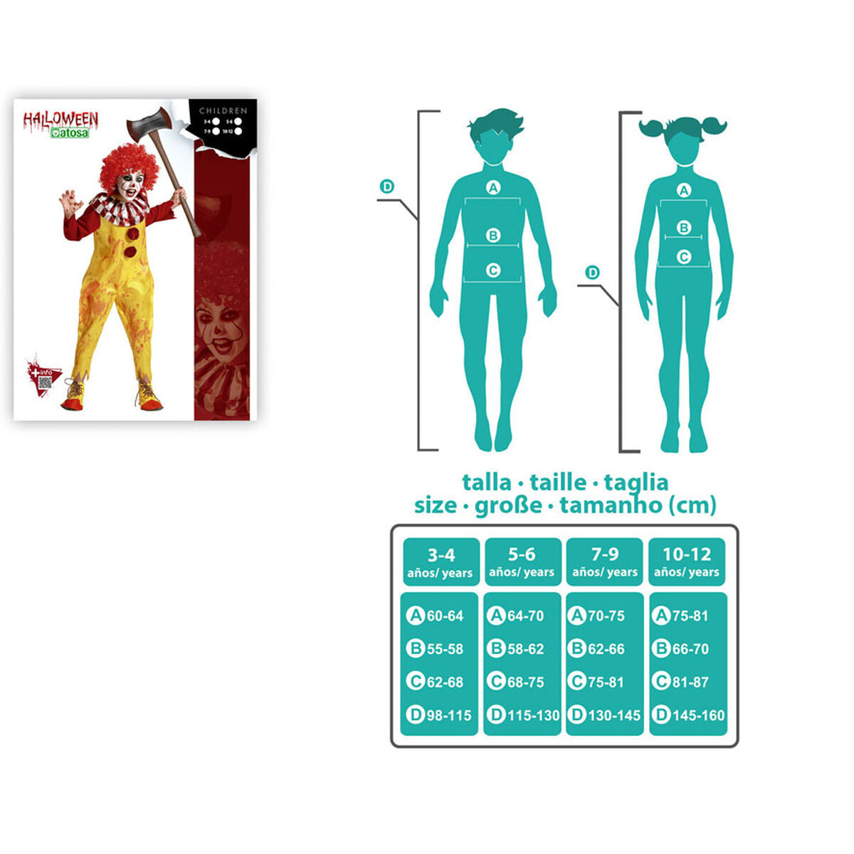 Costume For Children 7-9 Years
