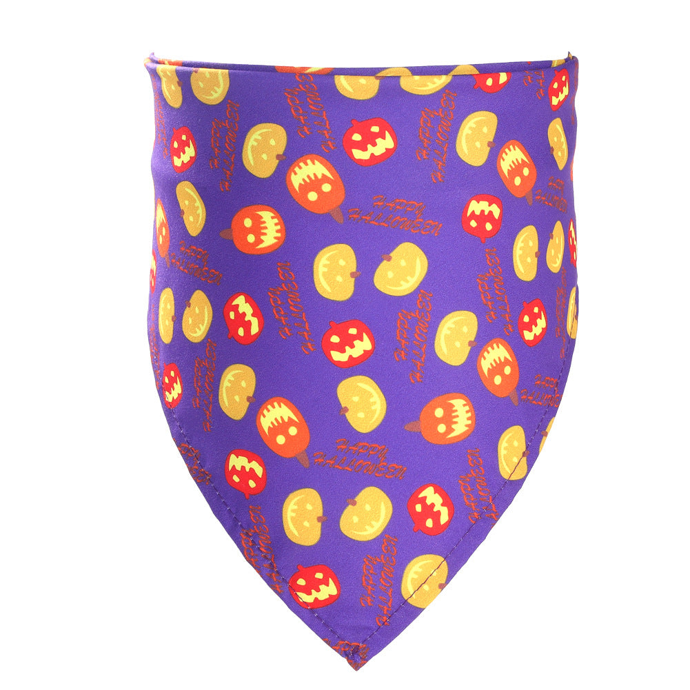 Halloween Pet Bandana - 05 Black Pumpkin - product image 14